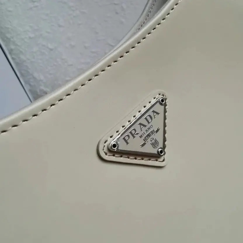 Boutique Quality || Prada Cleo Large Bag In Beige