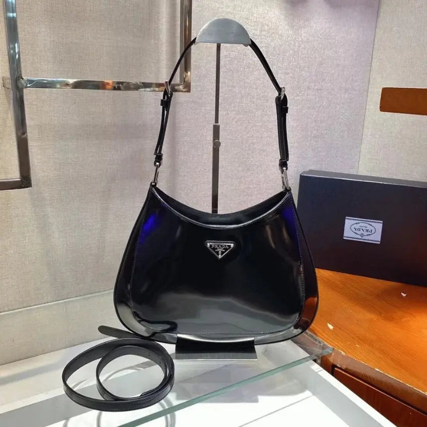 Boutique Quality || Prada Cleo Large Bag In Black