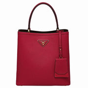 Boutique Quality || Prada Red Medium Panier Bag