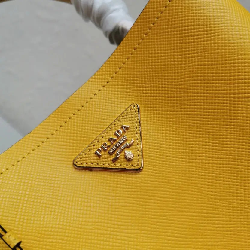 Boutique Quality || Prada Yellow Medium Panier Bag