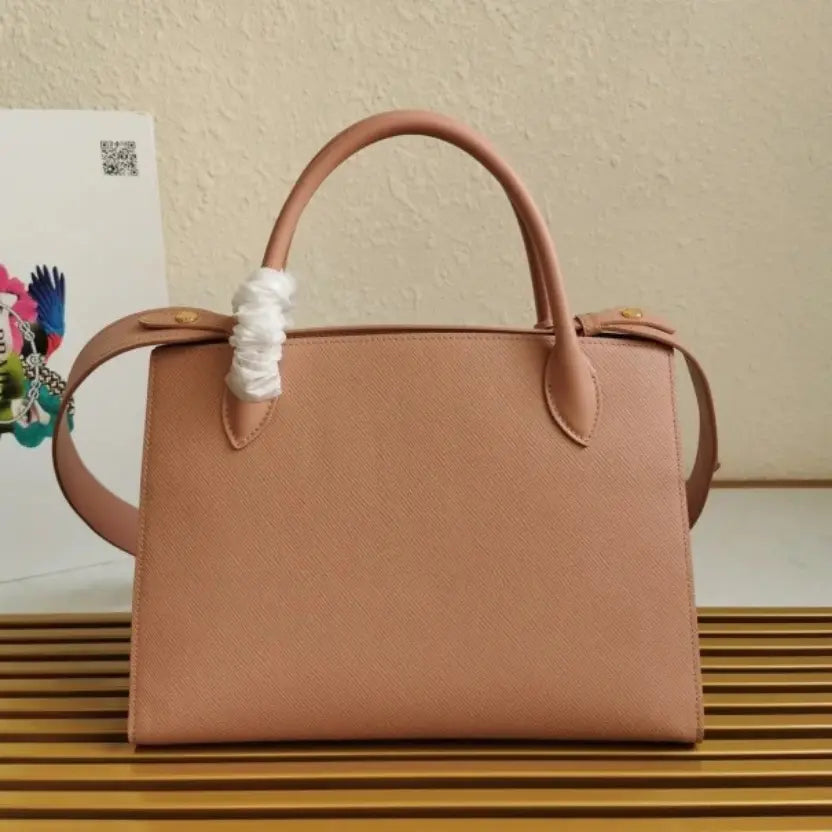 Boutique Quality || Prada Monochrome Medium Bag in Nude