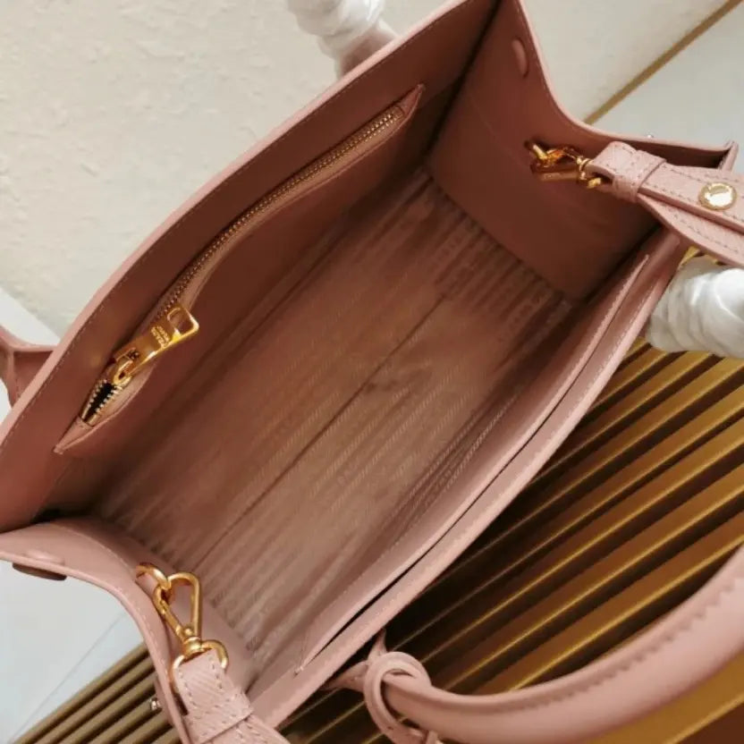 Boutique Quality || Prada Monochrome Medium Bag in Nude