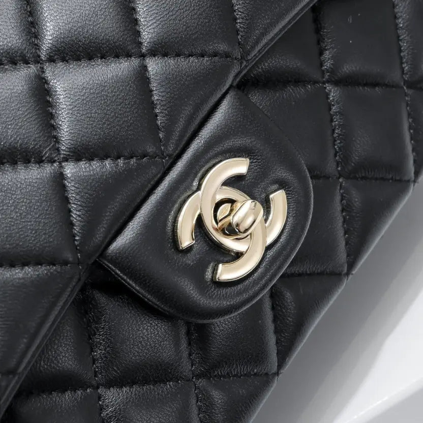 Boutique Quality || Chanel Double C Handle Cap Bag in Black