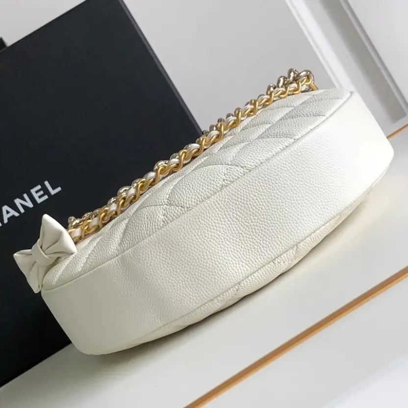 Boutique Quality || Chanel 24SS New Hula Hoop Bag in White