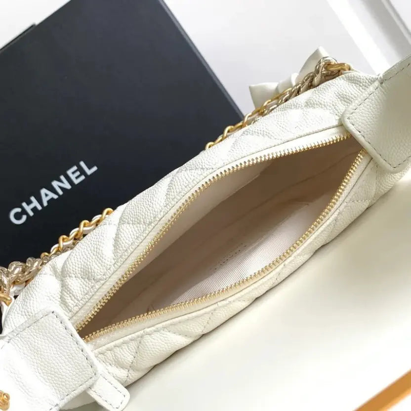 Boutique Quality || Chanel 24SS New Hula Hoop Bag in White