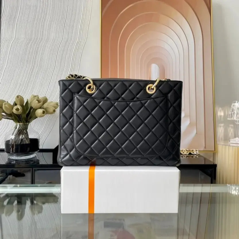 Boutique Quality || Chanel Classic Grand Shopping Tote in Black