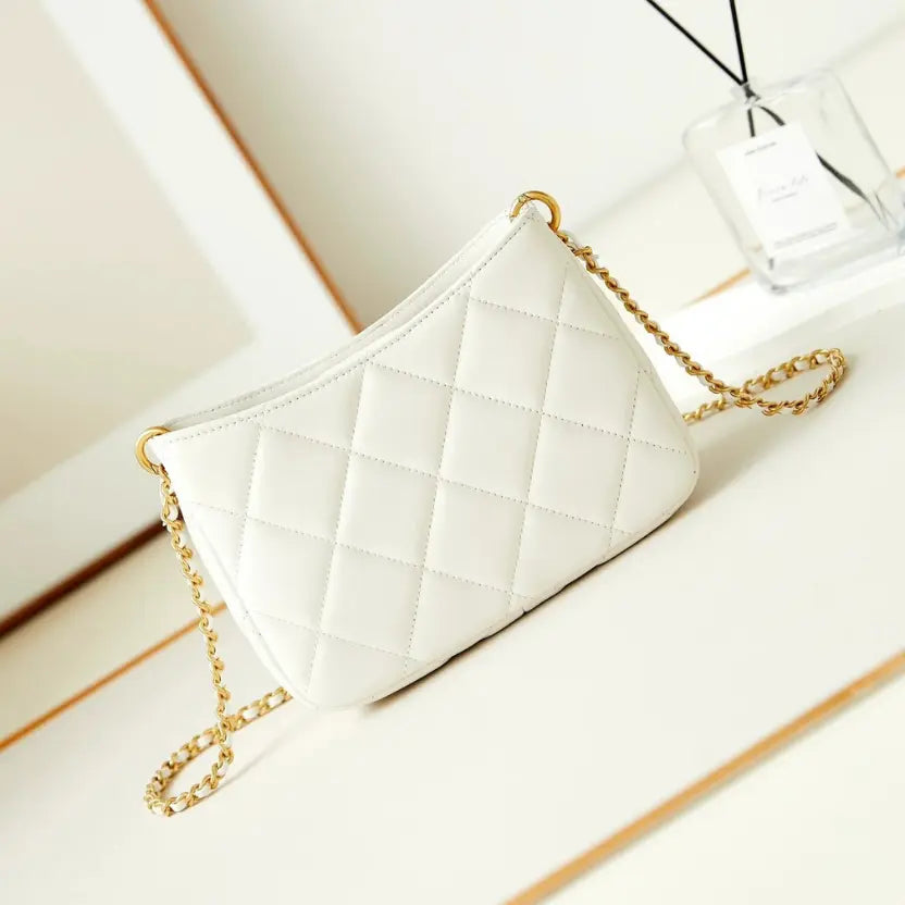 Boutique Quality || Chanel 24s Pearl Adjustable Ball Hobo Bag