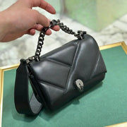Boutique Level Quality || Bvlgari "SERPENTI CABOCHON” Mini Crossbody Bag in Black