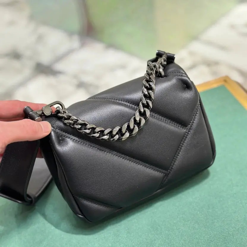 Boutique Level Quality || Bvlgari "SERPENTI CABOCHON” Mini Crossbody Bag in Black