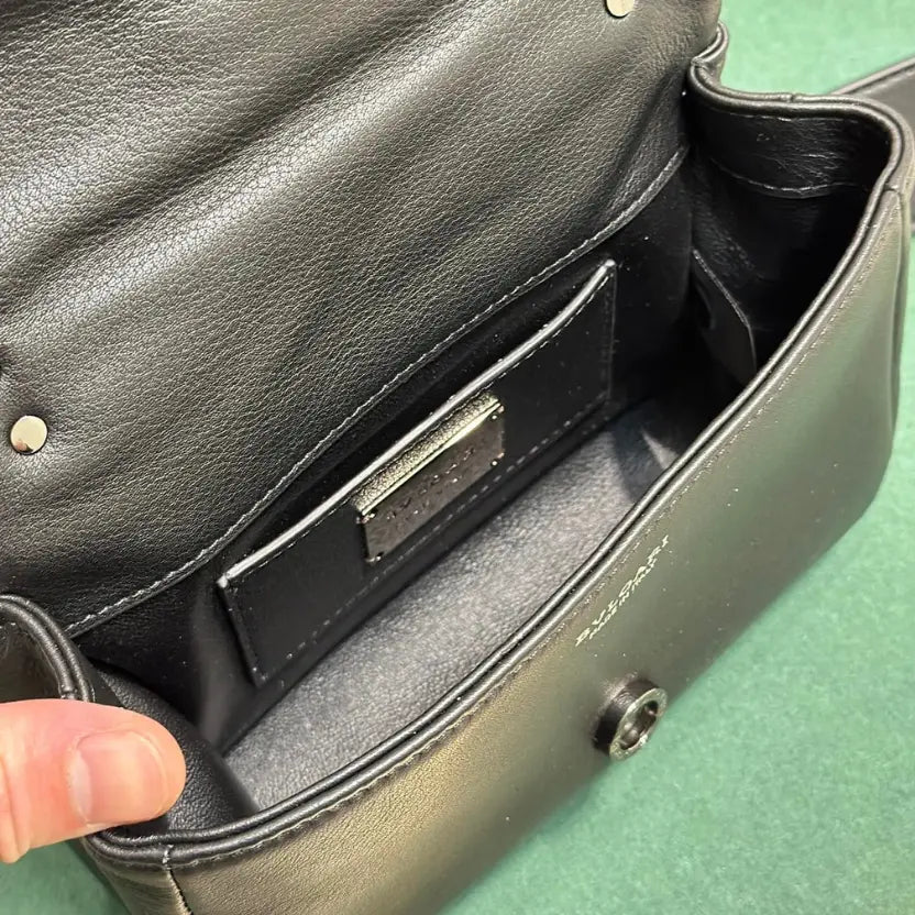 Boutique Level Quality || Bvlgari "SERPENTI CABOCHON” Mini Crossbody Bag in Black