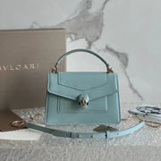 Boutique Level Quality || Bvlgari SERPENTI FOREVER Mini Handbag in Blue