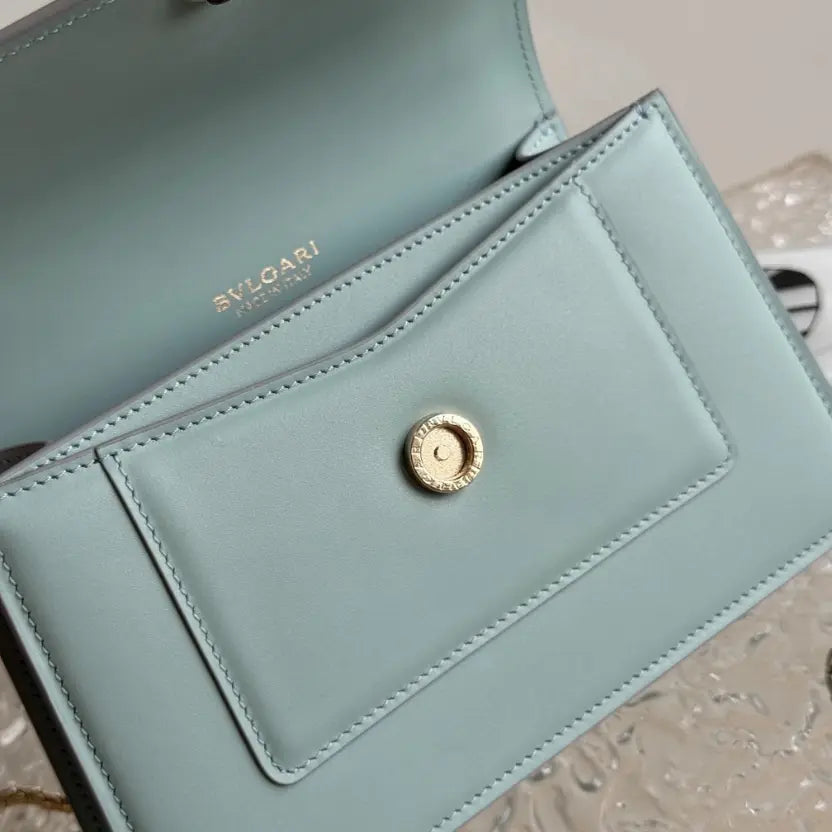 Boutique Level Quality || Bvlgari SERPENTI FOREVER Mini Handbag in Blue