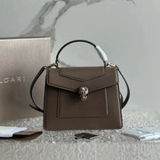 Boutique Level Quality || Bvlgari SERPENTI FOREVER Medium Tote Bag in Brown