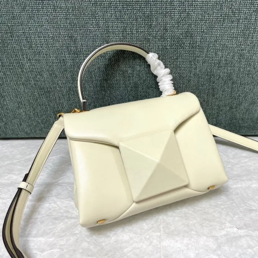 Boutique Level Quality || Valentino Garavani One Stud Small Handbag in Off-White