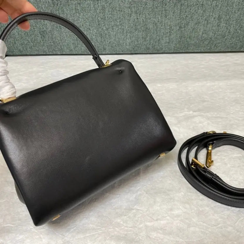Boutique Level Quality || Valentino Garavani One Stud Mini Top Handle Bag in Black