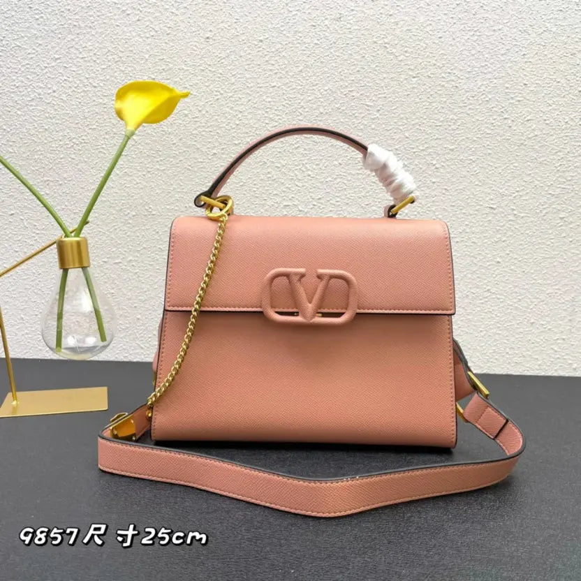 Boutique Level Quality || Valentino Garavani VSLING Handbag in Pink