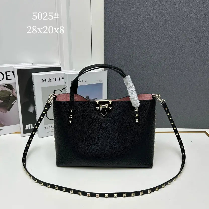 Boutique Level Quality || Valentino Garavani calfskin tote bag in Black