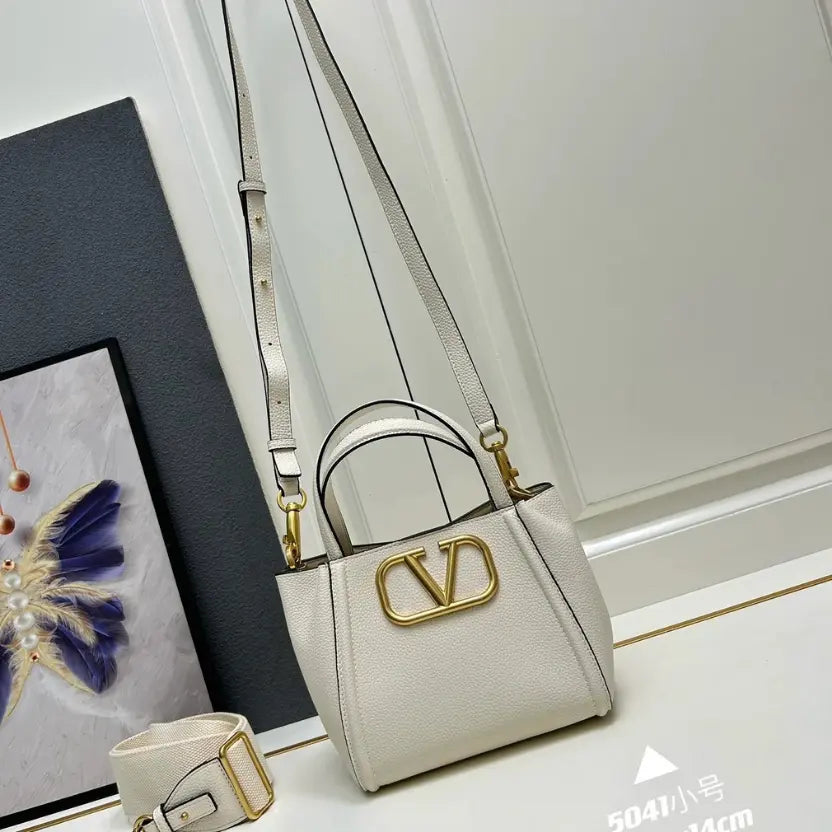 Boutique Level Quality || Valentino Garavani Alltime Small Handbag in White
