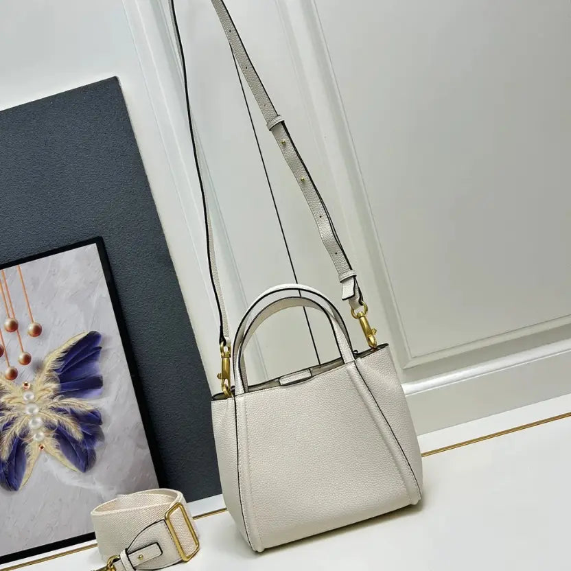 Boutique Level Quality || Valentino Garavani Alltime Small Handbag in White