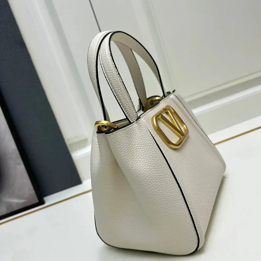 Boutique Level Quality || Valentino Garavani Alltime Small Handbag in White