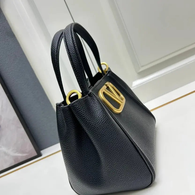 Boutique Level Quality || Valentino Garavani Alltime Medium Handbag in Black