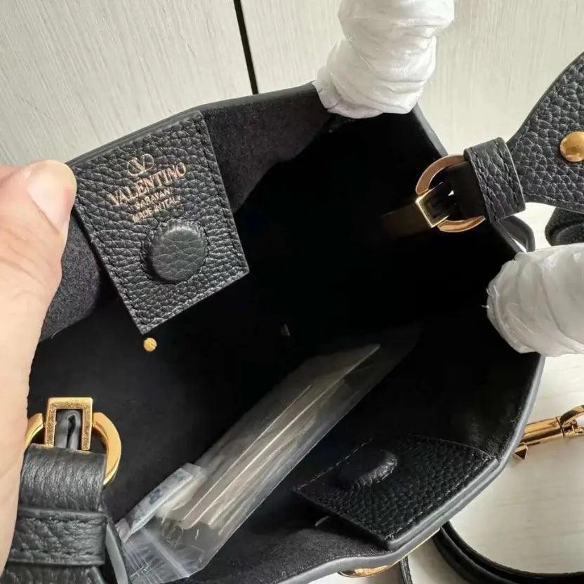 Boutique Level Quality || Valentino Garavani Alltime Small Handbag in Black