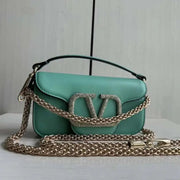 Boutique Level Quality || Valentino Garavani Locò small shoulder bag in Green