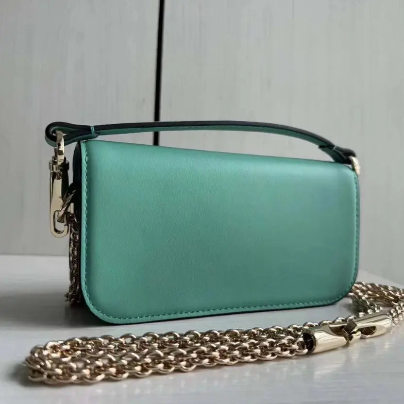 Boutique Level Quality || Valentino Garavani Locò small shoulder bag in Green