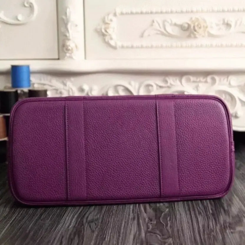 Boutique Quality || Purple Hermes Garden Party 36cm Tote with Bold Hue