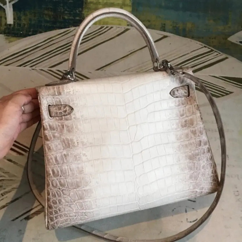 Boutique Quality || Himalaya Niloticus Crocodile Hermes Kelly 28cm Rare Edition