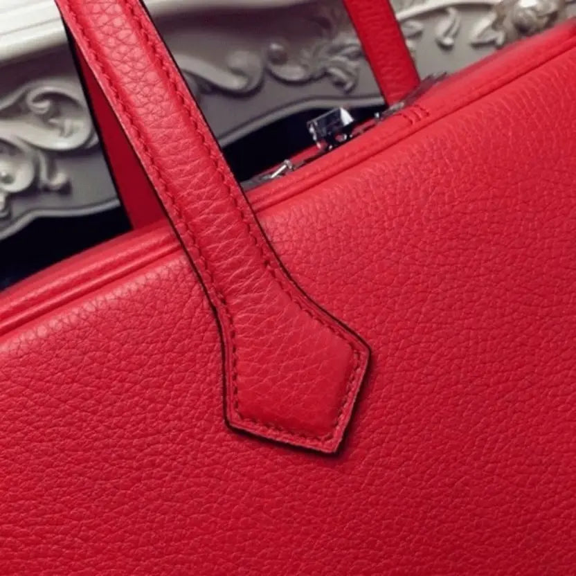 Boutique Quality || Red Luxury Hermes Victoria II 35cm Bag