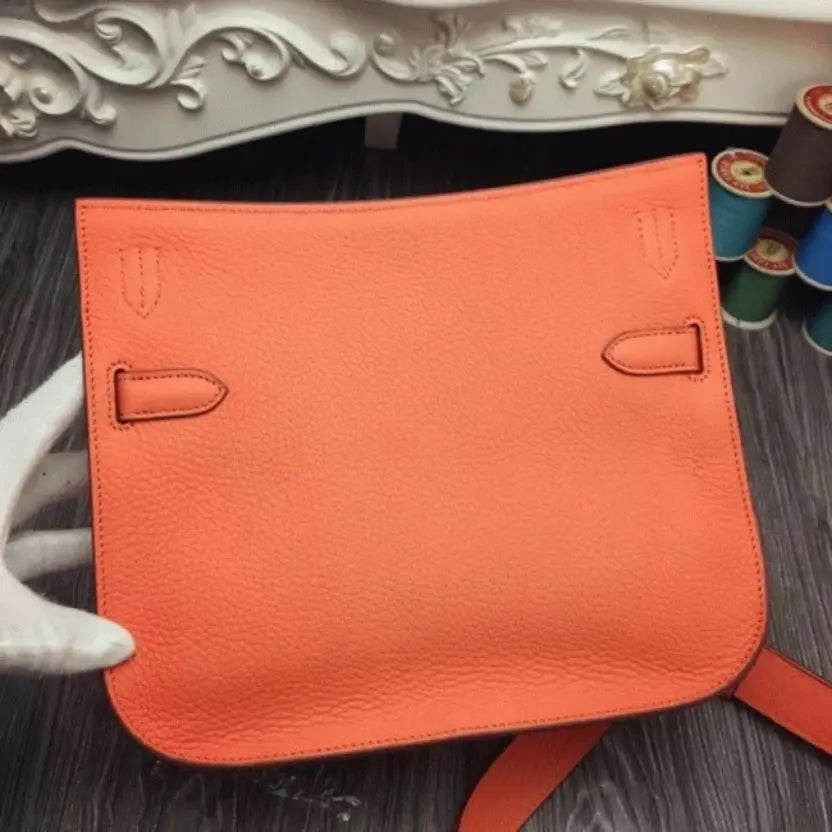 Boutique Quality || Orange Hermes Jypsiere 31cm Handbag