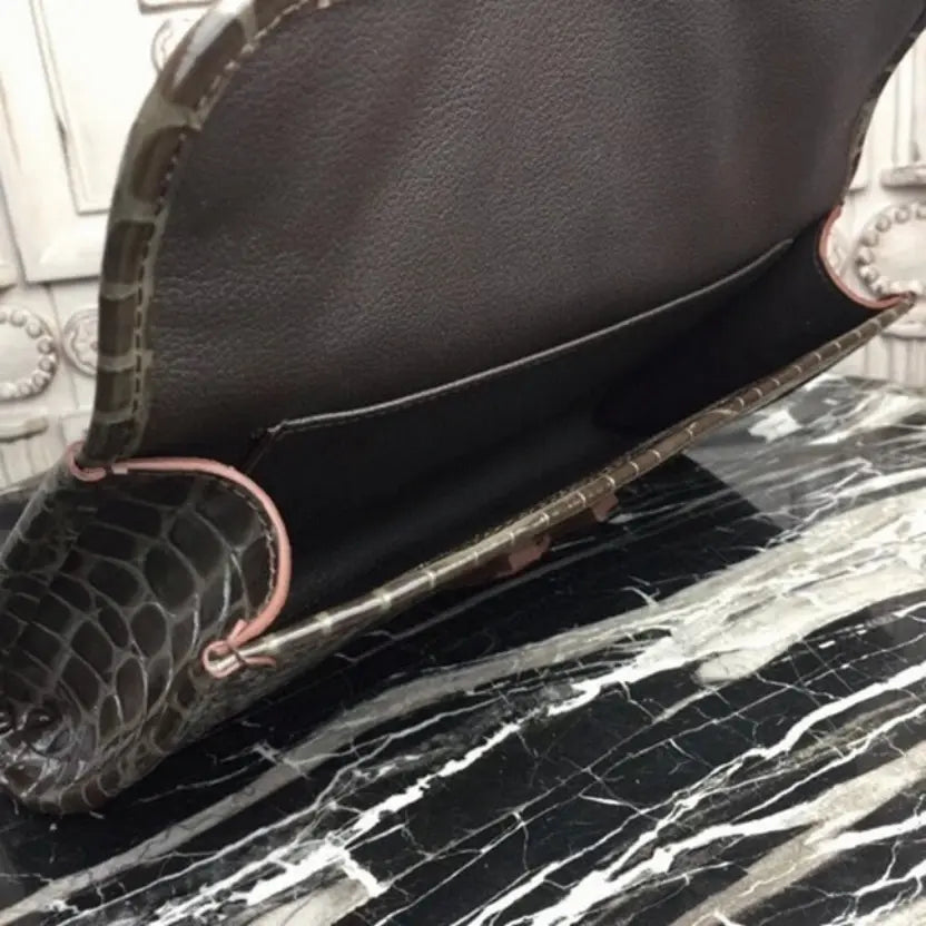 Boutique Quality || Chocolate Hermes Jige Elan 29 Rich Tone Clutch Bag