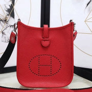 Boutique Quality || Red Evelyne II TPM Messenger Bag Hermes Compact Purse