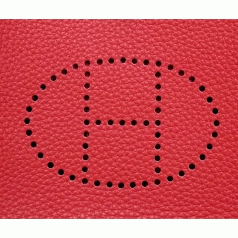 Boutique Quality || Red Evelyne II TPM Messenger Bag Hermes Compact Purse