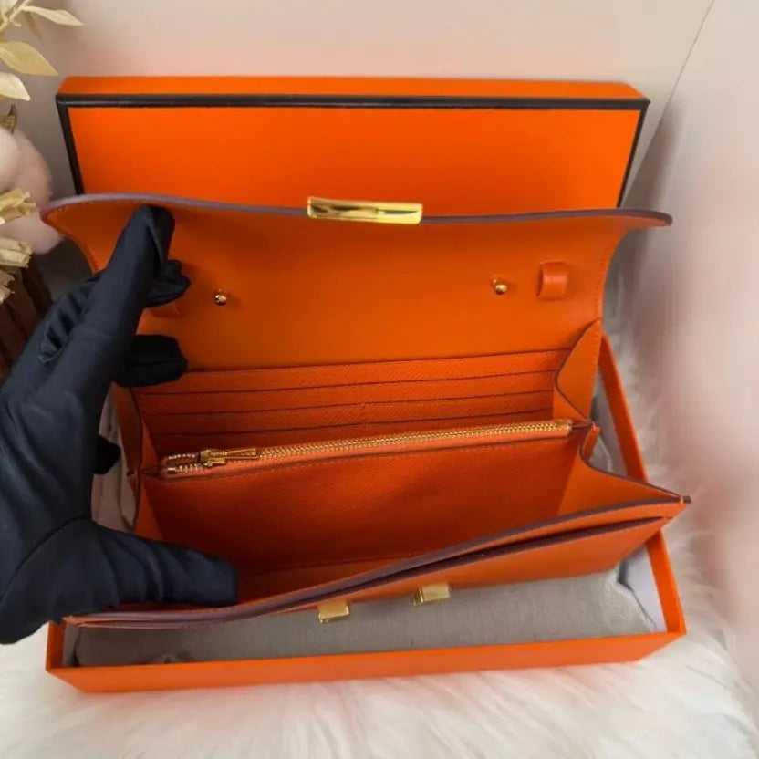 Boutique Quality || Hermes Constance To Go Rock Wallet