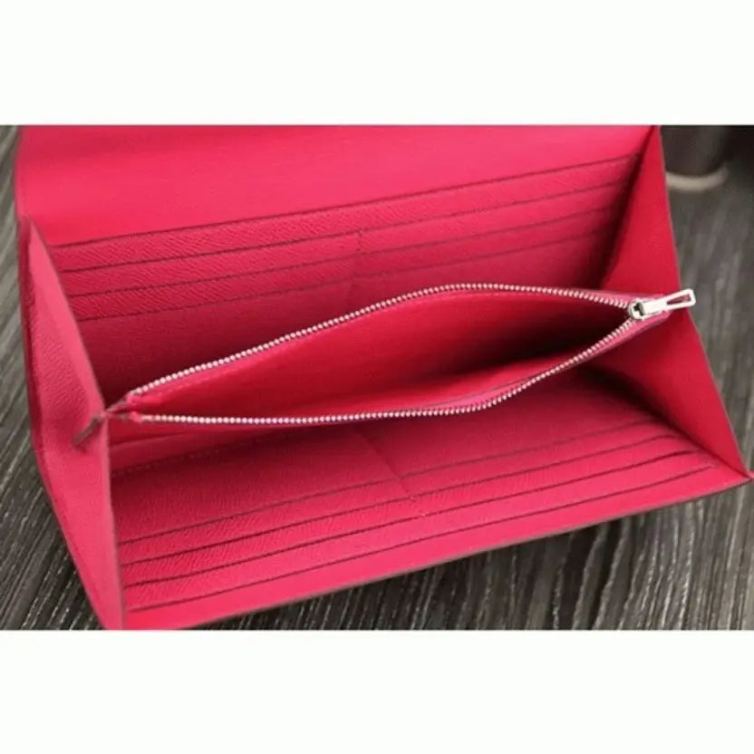 Boutique Quality || Peach Knockoff Hermes Constance Wallet