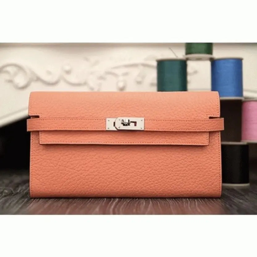 Boutique Quality || Crevette Best Hermes Kelly Longue Wallet