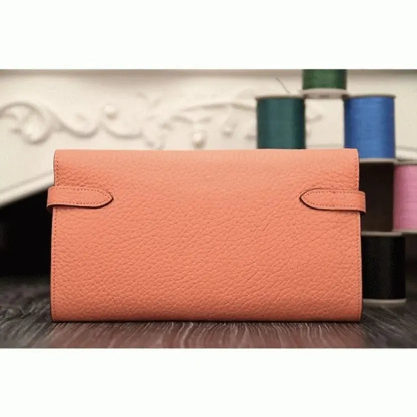 Boutique Quality || Crevette Best Hermes Kelly Longue Wallet