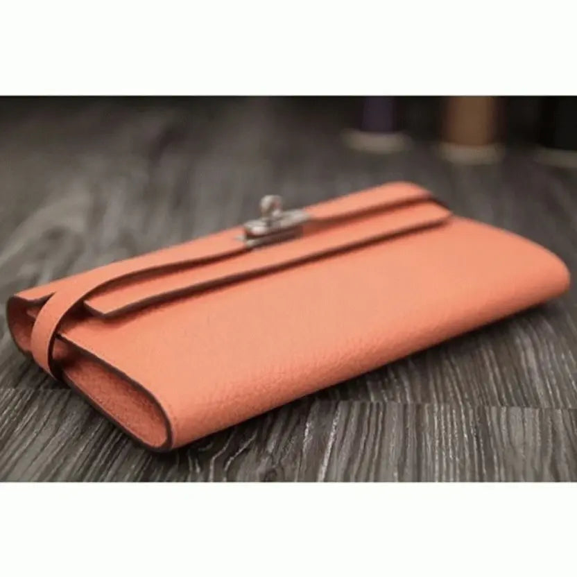 Boutique Quality || Crevette Best Hermes Kelly Longue Wallet