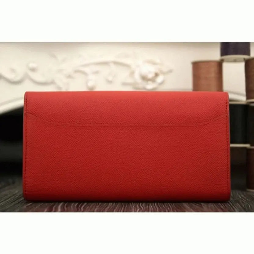 Boutique Quality || Red AAA Hermes Constance Wallet