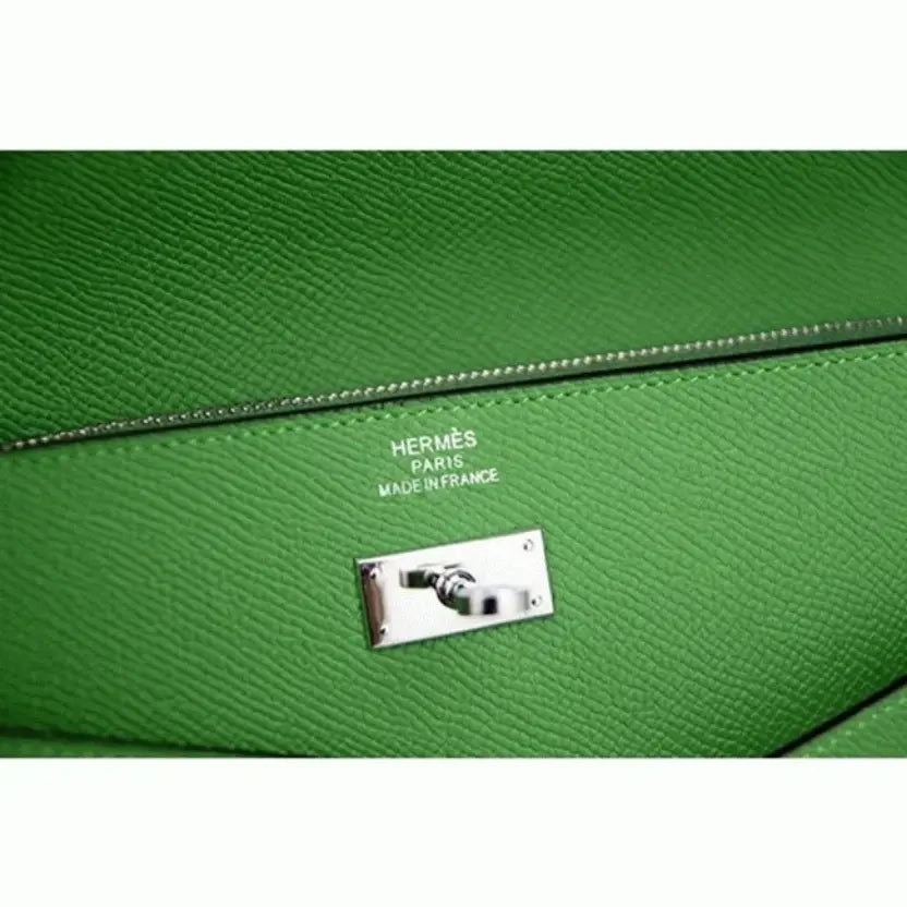 Boutique Quality || Bamboo Designer Hermes Kelly Longue Wallet