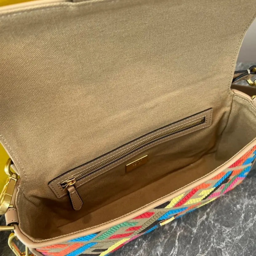 Boutique Quality || Fendi Baguette Mini canvas bag