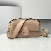 Boutique Quality || Fendi Medium Baguette Bag In Beige
