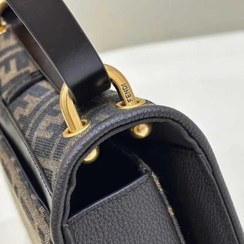 Boutique Quality || Fendi C’mon Medium Bag in FF Jacquard Fabric