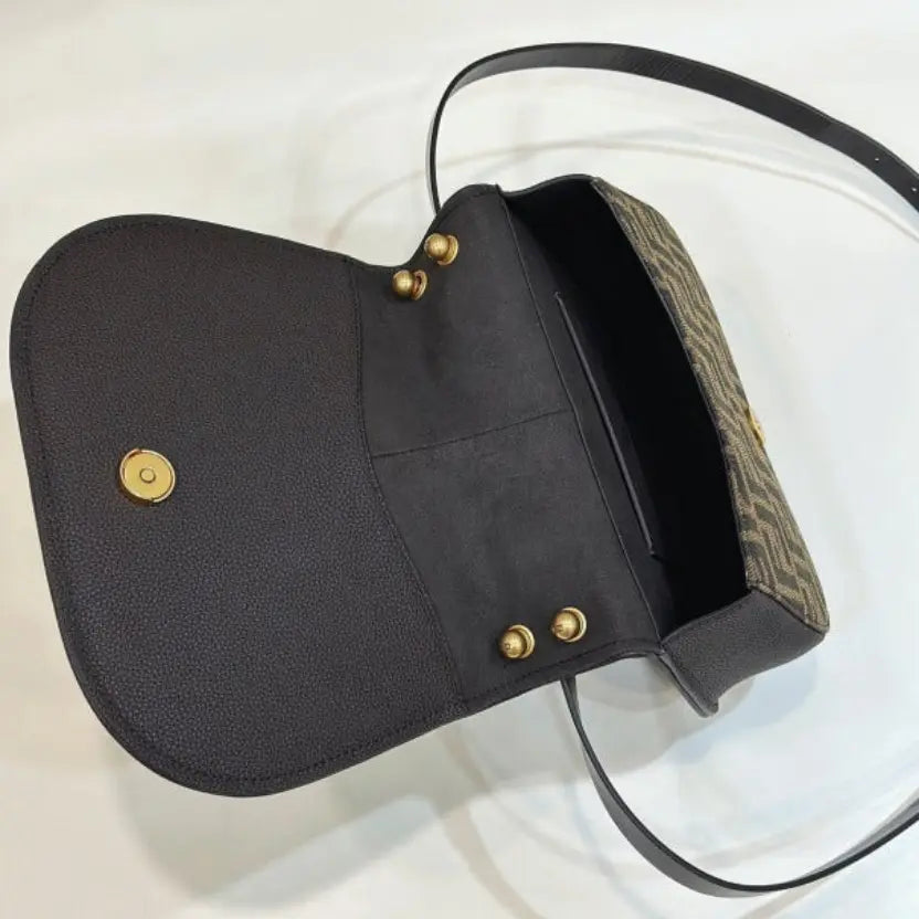 Boutique Quality || Fendi C’mon Medium Bag in FF Jacquard Fabric