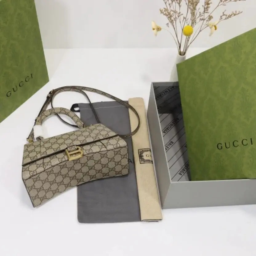 Boutique Quality || 681697 || Gucci x Balenciaga Small Hourglass Bag