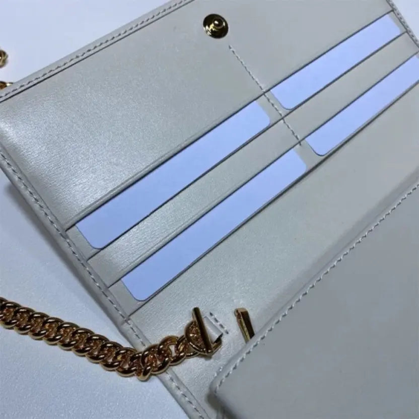 Boutique Quality || 621892 || Gucci Horsebit 1955 Wallet With Chain