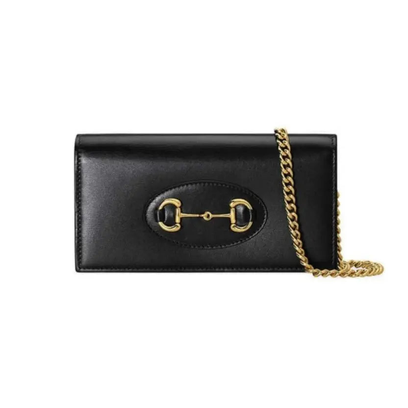Boutique Quality || 621892 || Gucci Horsebit 1955 Wallet With Chain
