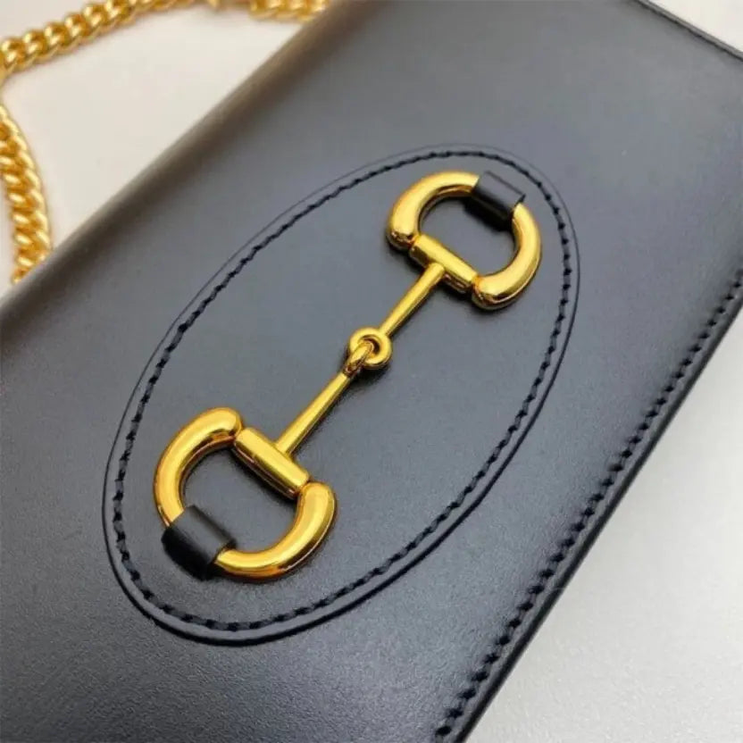 Boutique Quality || 621892 || Gucci Horsebit 1955 Wallet With Chain